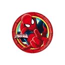 8 Assiettes en carton Spiderman™ 20 cm