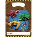 8 Sacs cadeaux Anniversaire Chantier 22 x 16 cm