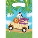 8 Petits sacs anniversaire Safari aventure