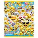 8 Sacs cadeaux en plastique Emoji 18 x 23 cm