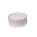 9 bougies chauffe-plats blanches à paillettes