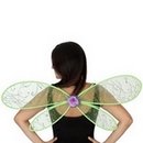 Ailes de fée vertes adulte