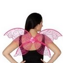 Ailes de papillion roses adulte