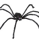 Araignée avec yeux lumineux 153 cm Halloween