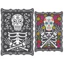 Décoration lenticulaire Dia de los muertos