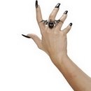 Bague gothique chauve-souris adulte Halloween