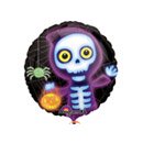 Ballon aluminium Halloween squelette