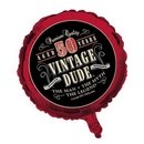 Ballon aluminium anniversaire Vintage 50 ans 46 cm
