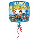 Ballon aluminium Happy Birthday Pat\'Patrouille 43 cm