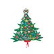 Ballon aluminium géant sapin de Noël