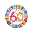 Ballon aluminium rond Age 60 ans