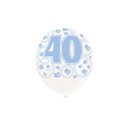 Ballons bleus Age 40 ans
