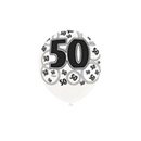 Ballons gris 50 ans