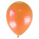 12 Ballons métallisés orange 28 cm