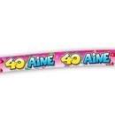 Banderole anniversaire 40 ans