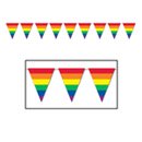 Bannière fanions arc-en-ciel