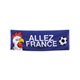 Bannière supporter Allez France 74 X 220 cm