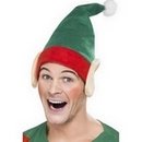 Bonnet elfe avec oreilles adulte Noël