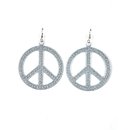 Boucles d\'oreilles hippie argentées