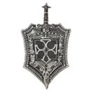 Bouclier et Epée chevalier croisé adulte