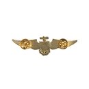 Broche pilote aviateur dorée