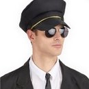 Broche pilote aviateur dorée
