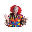 Cagoule clown avec Perruque adulte Halloween