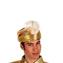Chapeau de sultan arabe doré adulte