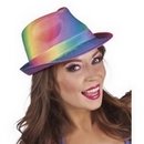 Chapeau borsalino arc-en-ciel adulte