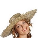 Chapeau de paille Hawaï adulte