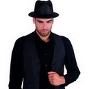 Chapeau gangster adulte noir