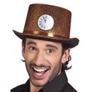 Chapeau haut de forme cuivré adulte