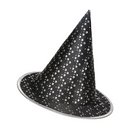 Chapeau sorcière noir et blanc adulte et enfant Halloween