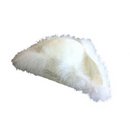 Chapeau tricorne blanc et argent adulte