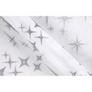 Chemin de table blanc étoiles pailletées