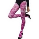 Collants roses marbrés femme