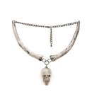 Collier tête de mort adulte Halloween