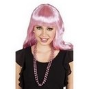 Collier en perles roses femme