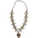Collier tête de mort adulte Halloween
