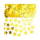 Confettis étoiles métallisés or