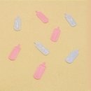 Confettis de table forme biberon rose