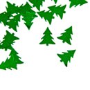Confettis de table sapin de Noël 10 grammes