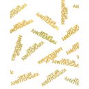 Confettis Joyeux anniversaire or