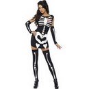 Déguisement squelette sexy femme Halloween