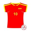 Cut out maillot Espagne