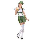 Déguisement bavaroise verte sexy femme