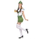 Déguisement bavaroise verte sexy femme