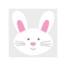 Décoration cartonnée lapin