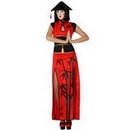 Déguisement chinoise rouge femme