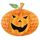 Décoration citrouille en papier Halloween 52 cm